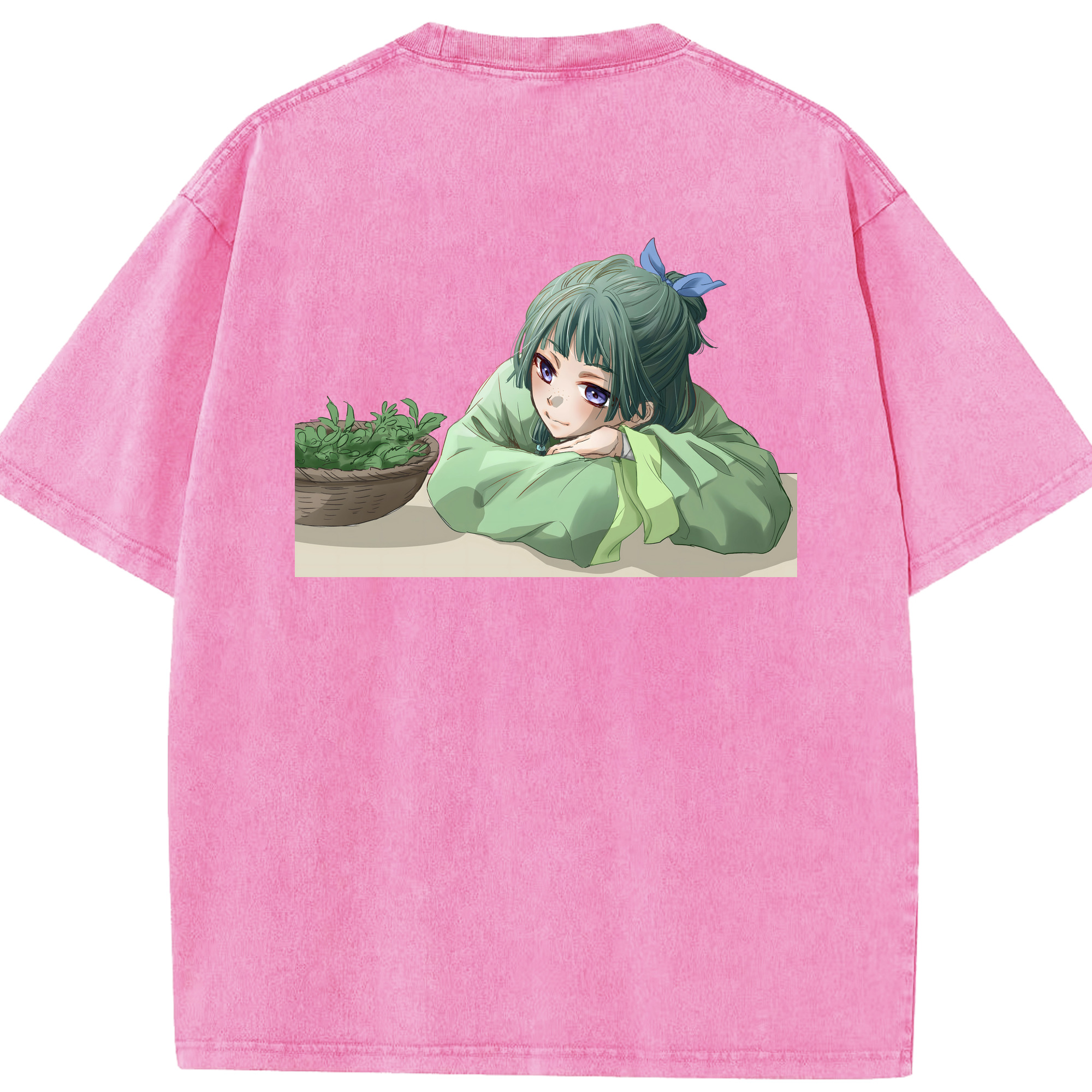 （画像用） 薬屋のひとりごと The Apothecary Diaries 綿100% ヴィンテージ風 半袖Tシャツ（背面プリント）
